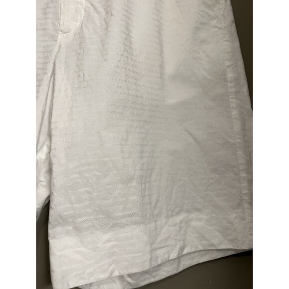 Prada White Logo Shorts - Men’s Size 50 Italian - EUC - AUTHENTIC - Picture 9 of 16